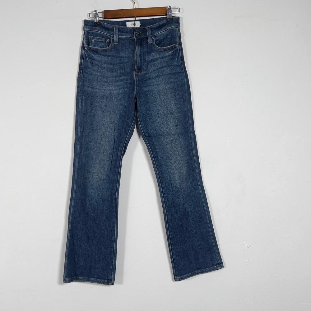 Pistola Lennon High‎ Rise Crop Jeans Womens Sz 25 Blue Stretch